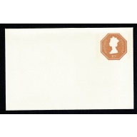 10p Orange. Size O. 95x145mm. 2 Phos Band. Space for Postcode on flap. H&B EP129. Space for postcode on flap.