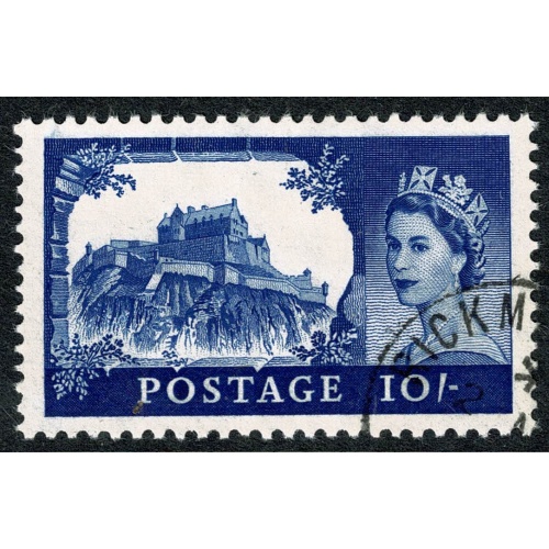 1967 10/- Bradbury Wilkinson. No Watermark  Very Fine Used single. SG 761.