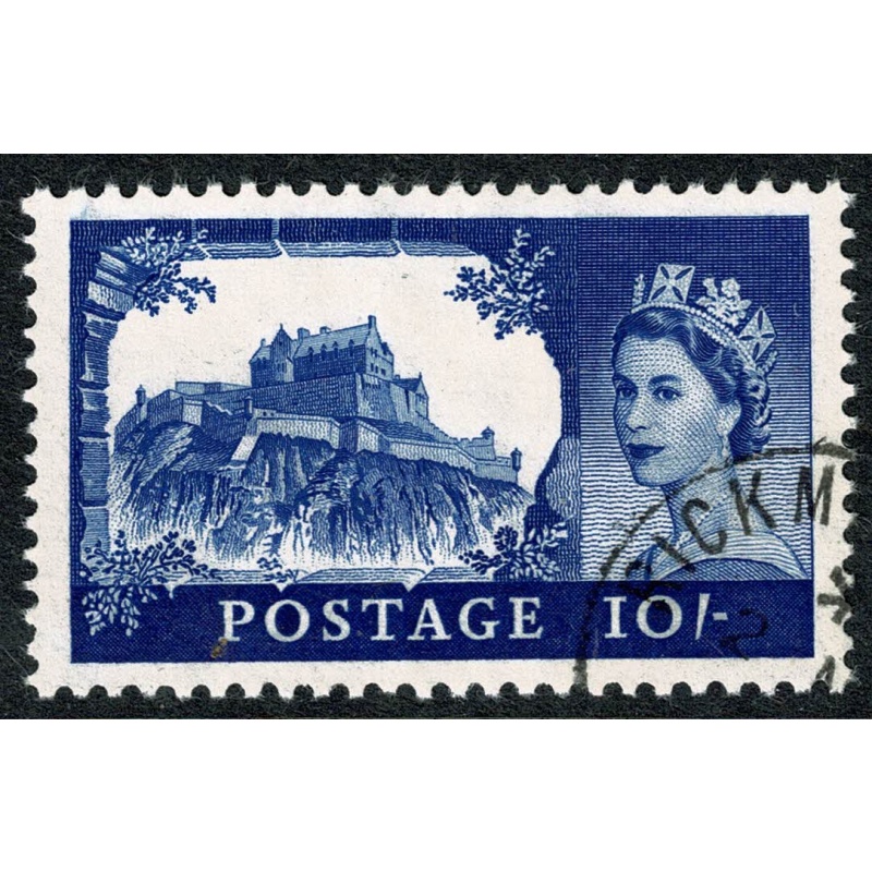1967 10/- Bradbury Wilkinson. No Watermark  Very Fine Used single. SG 761.