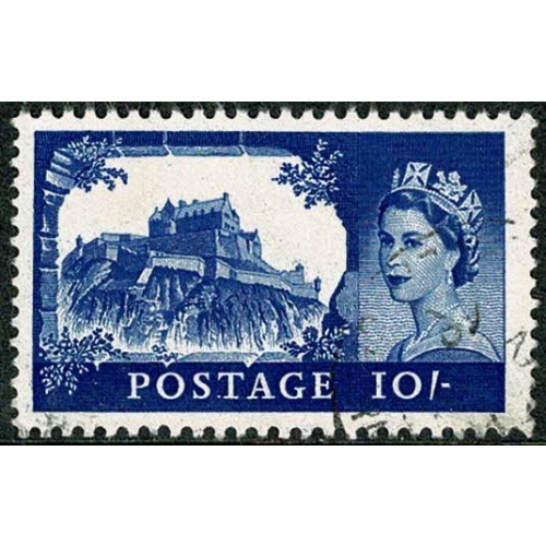 1967 10/- Bradbury Wilkinson. No Watermark  Fine Used single. SG 761.