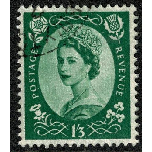 1/3 green. Fine used. SG 585