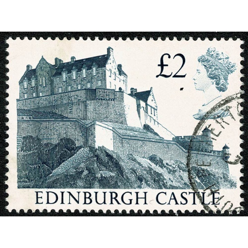 1988 Castle High values.  £2 Fine Used. SG 1412
