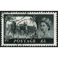 1967 £1 Black Bradbury,Wilkinson. Fine used single. SG 762.
