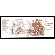 £1 Dickens No.3  "David Copperfield". DP117 Perf E3C SG FH13 (comb perf)