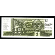 £1 Prime Ministers No.4  "Clement Attlee". DP214 Perf PI1 SG FH35