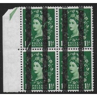1½d green. Edwards Crown. Training School Bar Overprints