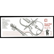 £1 Musical Instruments No.1  "Violin". DP91 Perf E1 SG FH5