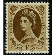1/- bistre. Fine used. SG 584