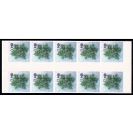 2002 Christmas 2nd. IMPERFORATE GUTTER BLOCK OF 10. SG 2321b