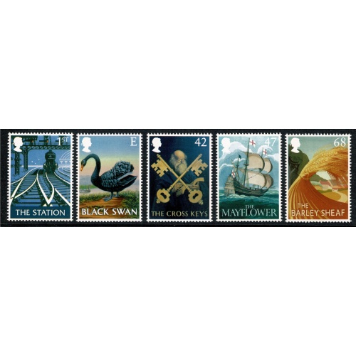 2003 Europa. Pub Signs. Set of 5 values. Unmounted Mint. SG 2392-2396