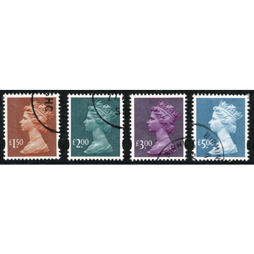 2003 Machin £1.50-£5 Gravure high values set of 4. Fine Used. SG Y1746-Y1749