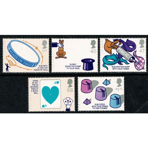 2005 Centenary of The Magic Circle. Set of 5 values. Unmounted Mint.