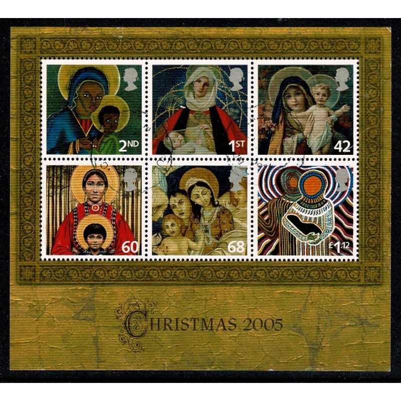 2005 Christmas Miniature Sheet. Fine Used. SG MS2588
