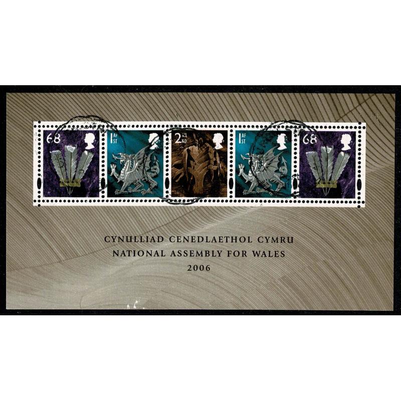 2006 Opening of New Welsh Assembly Building Miniature Sheet