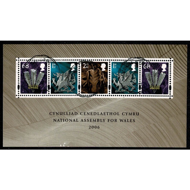 2006 Opening of New Welsh Assembly Building Miniature Sheet