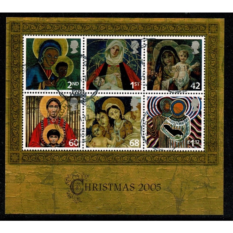 2005 Christmas Miniature Sheet. Fine Used. SG MS2588