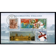 2007 Celebrating England Miniature Sheet. Fine Used. SG MSEN50