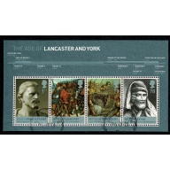 2008 The Age of Lacaster and York Miniature Sheet