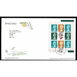 2012 Roald Dahl. Set of 3 FDCs. Tallent's House Handstamp.