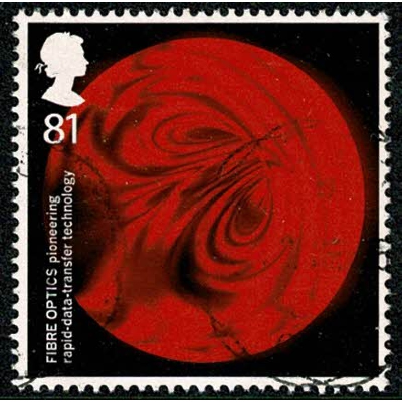 2015 Inventive Britain 81p Fibre Optics. Fine used. SG 3682