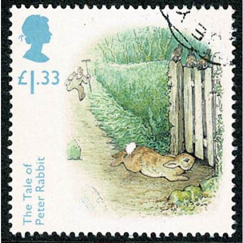 2016 Beatrix Potter £1.33. Very fine used single. SG 3867
