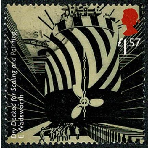 2017 WWI Centenary (4th issue).  £1.57  "Dry Docked..."very fine used. SG 3986