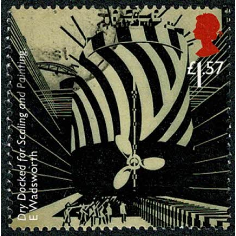 2017 WWI Centenary (4th issue).  £1.57  "Dry Docked..."very fine used. SG 3986