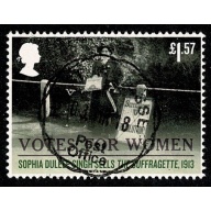 2018 Votes for Women. £1.57 "Sophia Singh" Fine used . SG 4056