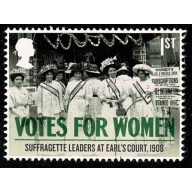 2018 Votes for Women. 1st "Earl's Court" Fine used . SG 4052