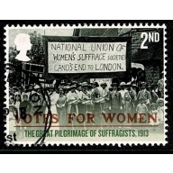 2018 Votes for Women. 2nd "Great Pilgrimage" Fine used . SG 4051