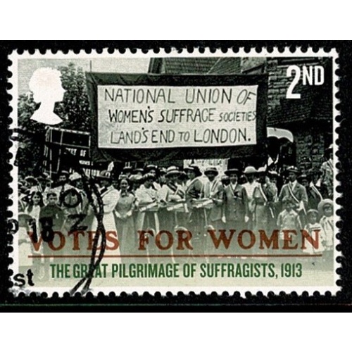 2018 Votes for Women. 2nd "Great Pilgrimage" Fine used . SG 4051