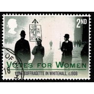2018 Votes for Women. 2nd "Whitehall" Fine used . SG 4050