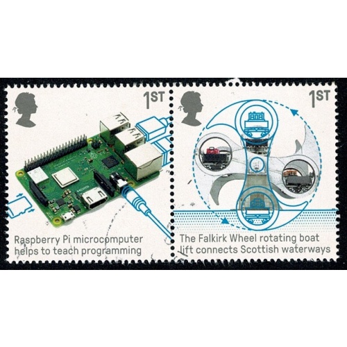 2019 British Engineering. 1st Fine used s/t pair. SG 4212/4213