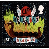 2019 Curious Customs. 1st "Up Helly Aa" Fine used. SG 4242