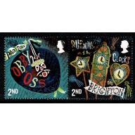 2019 Curious Customs. 2nd s/t pair Fine used. SG 4239/4240