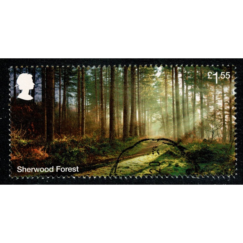 2019 Forests. £1.155 "Sherwood Forest". Fine Used. SG 4249
