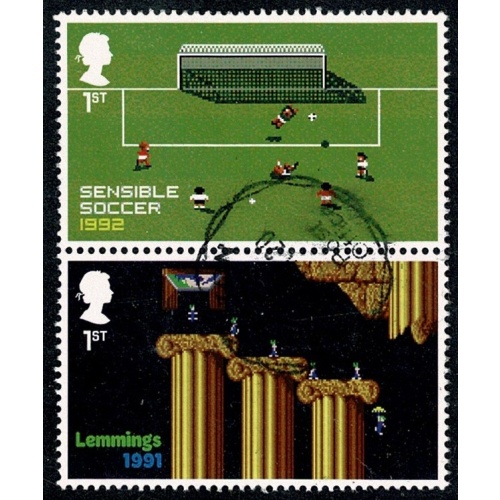 2020 Video Games. 1st se-tenant pair Fine Used. SG 4314/15