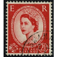 1st Graphite line issue. 2½d Carmine Type II. Superb used. SG 565