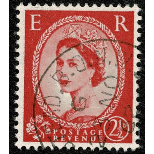 2½d carmine T II. Fine used. SG 574