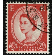 2½d carmine T II. Fine used. SG 574