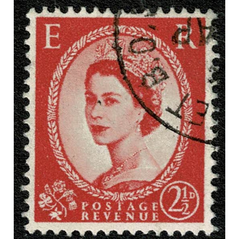 2½d carmine T II. Fine used. SG 574