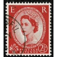 2½d carmine T II. Fine used. SG 574