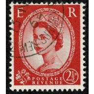 2½d carmine T II. Fine used. SG 574