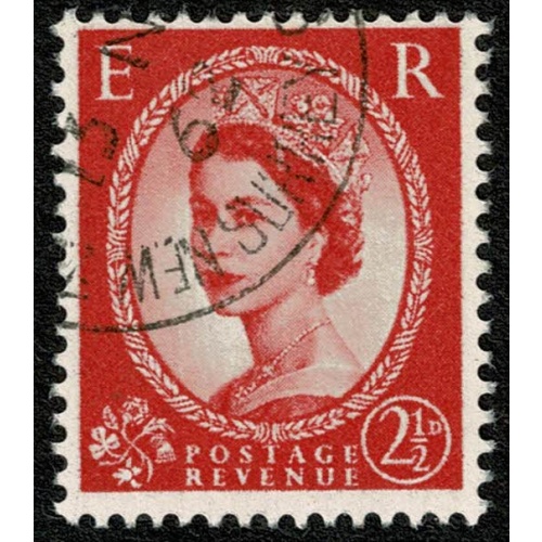 2½d carmine T II. Fine used. SG 574