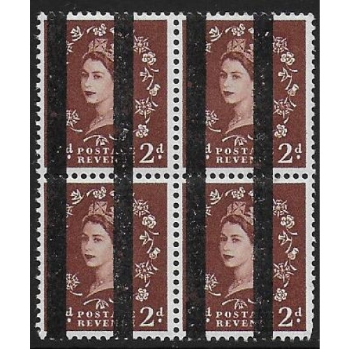 2d red brown. Edwards Crown. Training School Bar Overprints