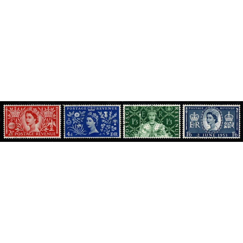 1953 Coronation. SG 532-535