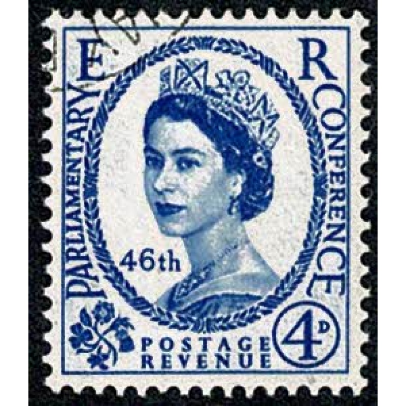 1957 Parliament 4d. Very Fine Used single. SG 560