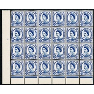 1957 Parliament 4d. Listed variety "partially doubled frameline". SG Spec. W8c