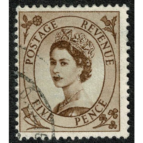 5d brown. Fine used. SG 578