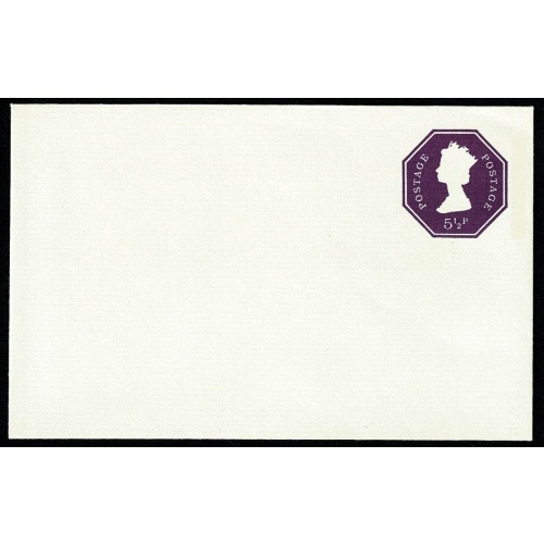 5½p Purple. Size O. 95x145mm. 1 Phos Band. Stamp 30.5mm high. H&B EP113a